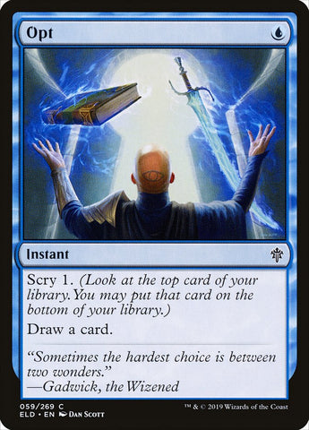Opt [Throne of Eldraine] Magic: The Gathering