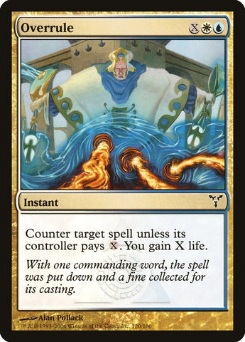 Overrule [Dissension] Magic: The Gathering