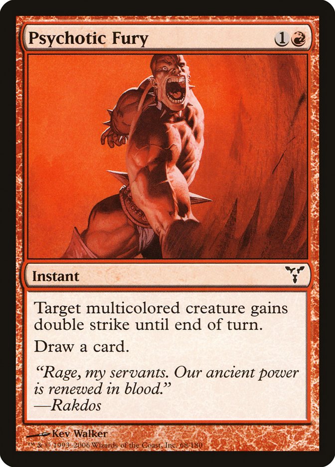 Psychotic Fury [Dissension] Magic: The Gathering