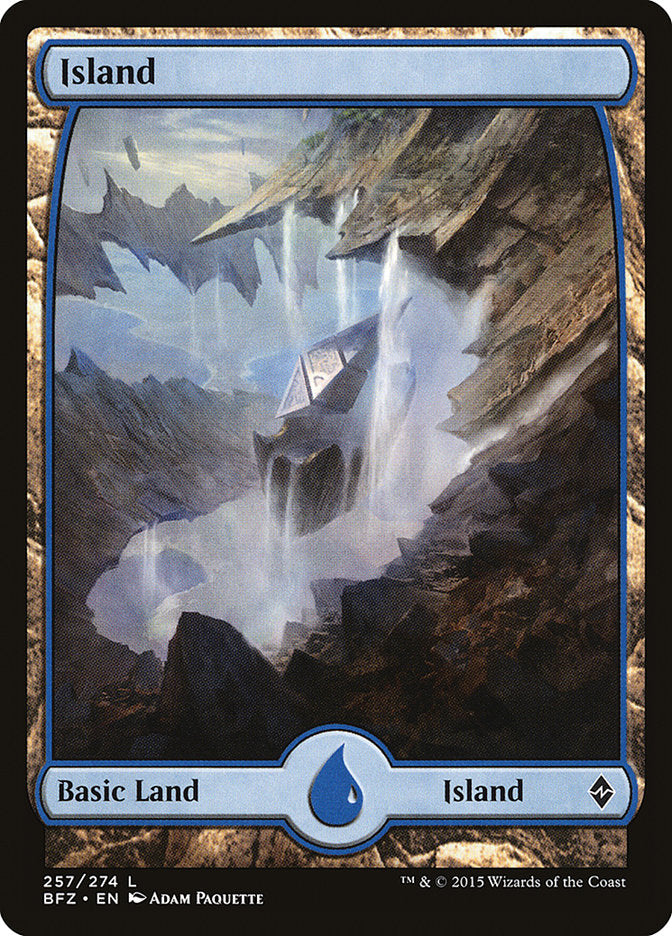 Island (257) [Battle for Zendikar] Magic: The Gathering