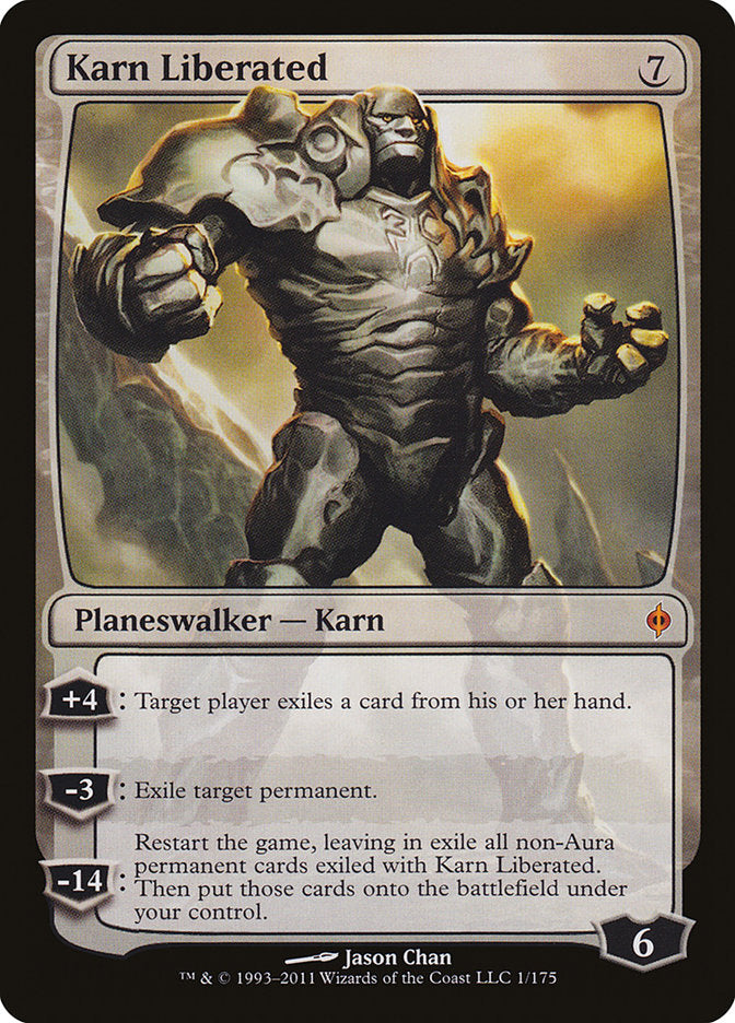 Karn Liberated [New Phyrexia] Magic: The Gathering