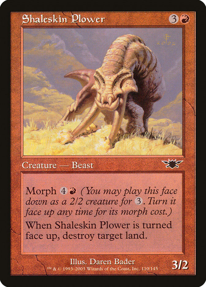 Shaleskin Plower [Legions] Magic: The Gathering