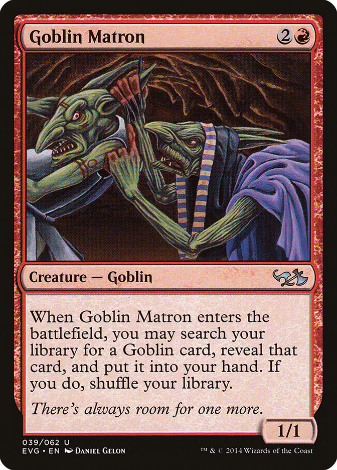 Goblin Matron (Elves vs. Goblins) [Duel Decks Anthology] Magic: The Gathering