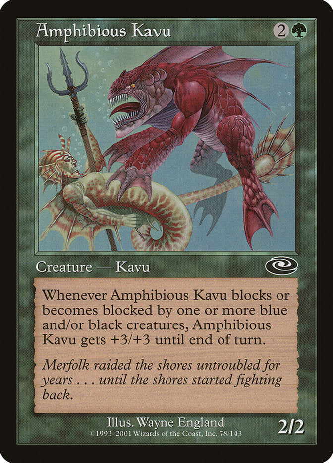 Amphibious Kavu [Planeshift] Magic: The Gathering
