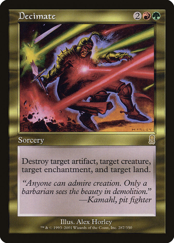 Decimate [Odyssey] Magic: The Gathering