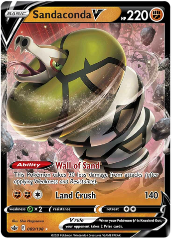 Sandaconda V (089/198) [Sword & Shield: Chilling Reign] Pokémon