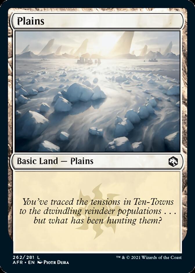 Plains (262) [Dungeons & Dragons: Adventures in the Forgotten Realms] Magic: The Gathering