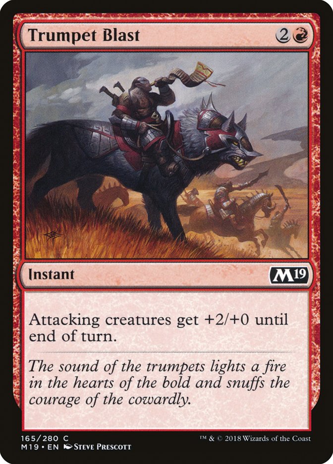 Trumpet Blast [Core Set 2019] Magic: The Gathering