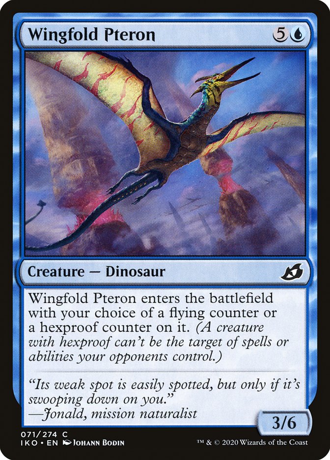 Wingfold Pteron [Ikoria: Lair of Behemoths] Magic: The Gathering