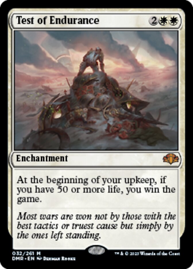 Test of Endurance [Dominaria Remastered] Magic: The Gathering
