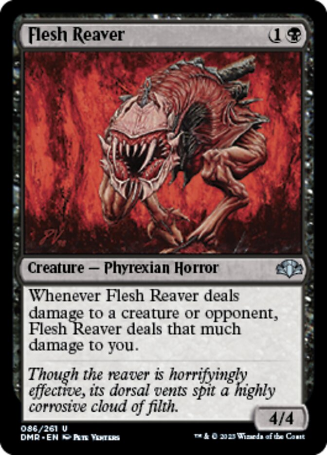 Flesh Reaver [Dominaria Remastered] Magic: The Gathering