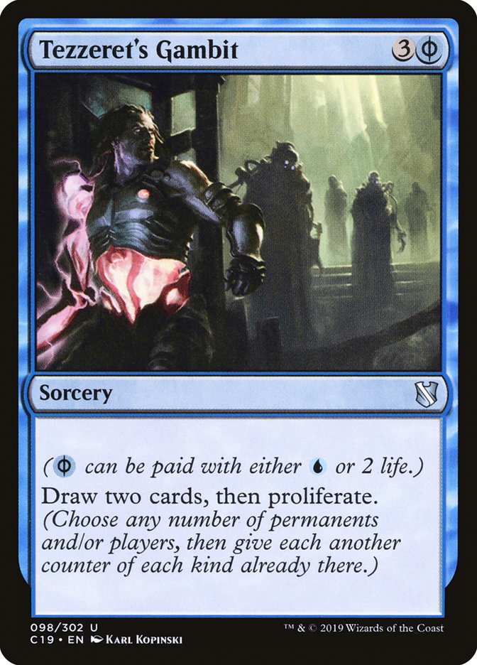 Tezzeret's Gambit [Commander 2019] Magic: The Gathering