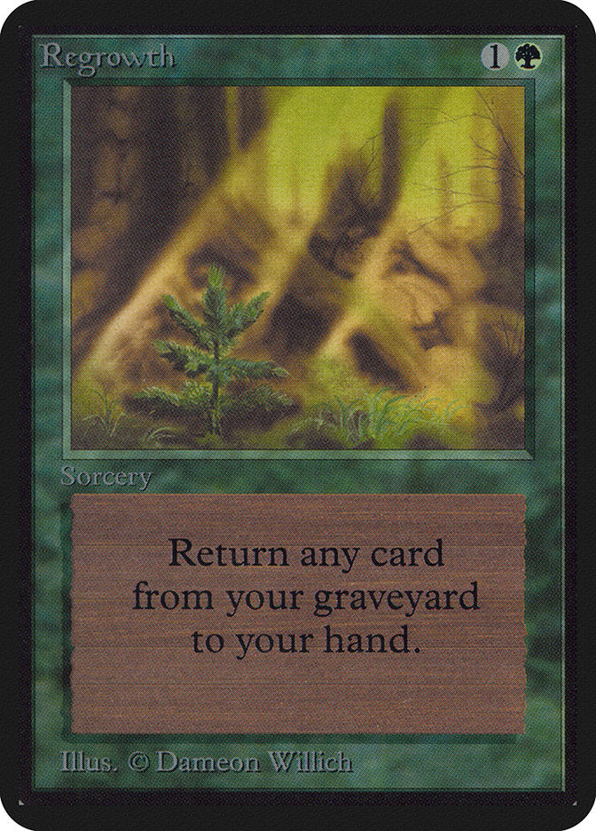 Regrowth [Alpha Edition] Magic: The Gathering