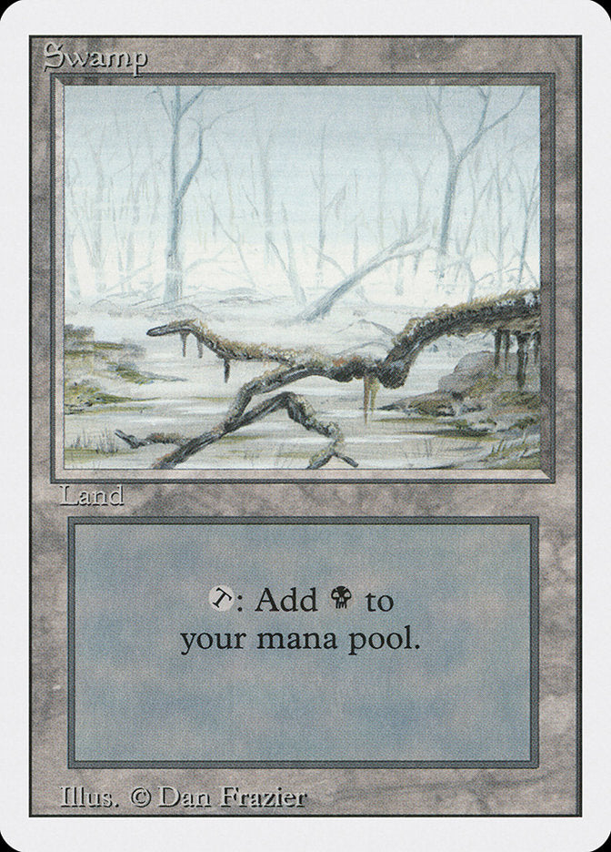 Swamp (298) [Revised Edition] Magic: The Gathering