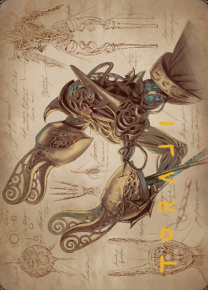 Self-Assembler Art Card (Gold-Stamped Signature) [The Brothers' War Art Series] Magic: The Gathering