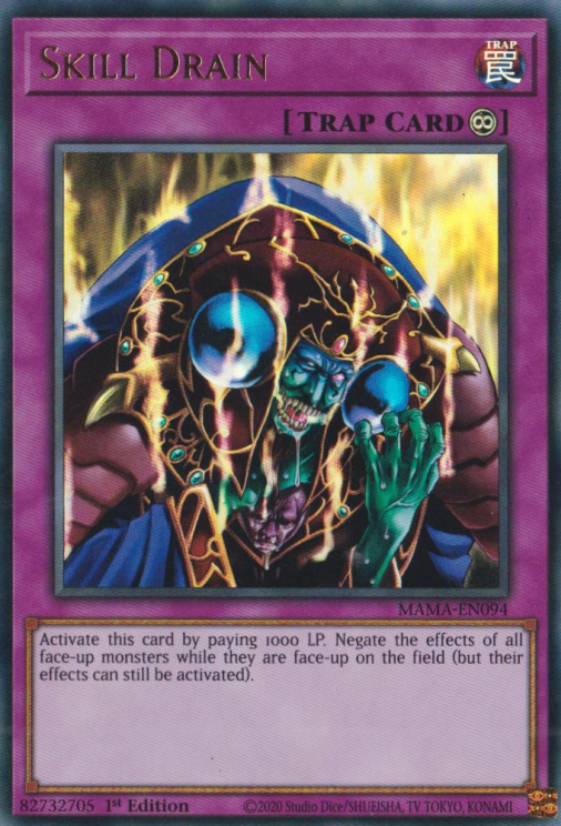 Skill Drain [MAMA-EN094] Ultra Rare Yu-Gi-Oh!