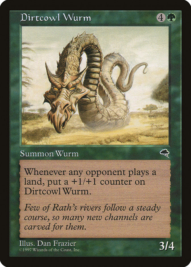 Dirtcowl Wurm [Tempest] Magic: The Gathering