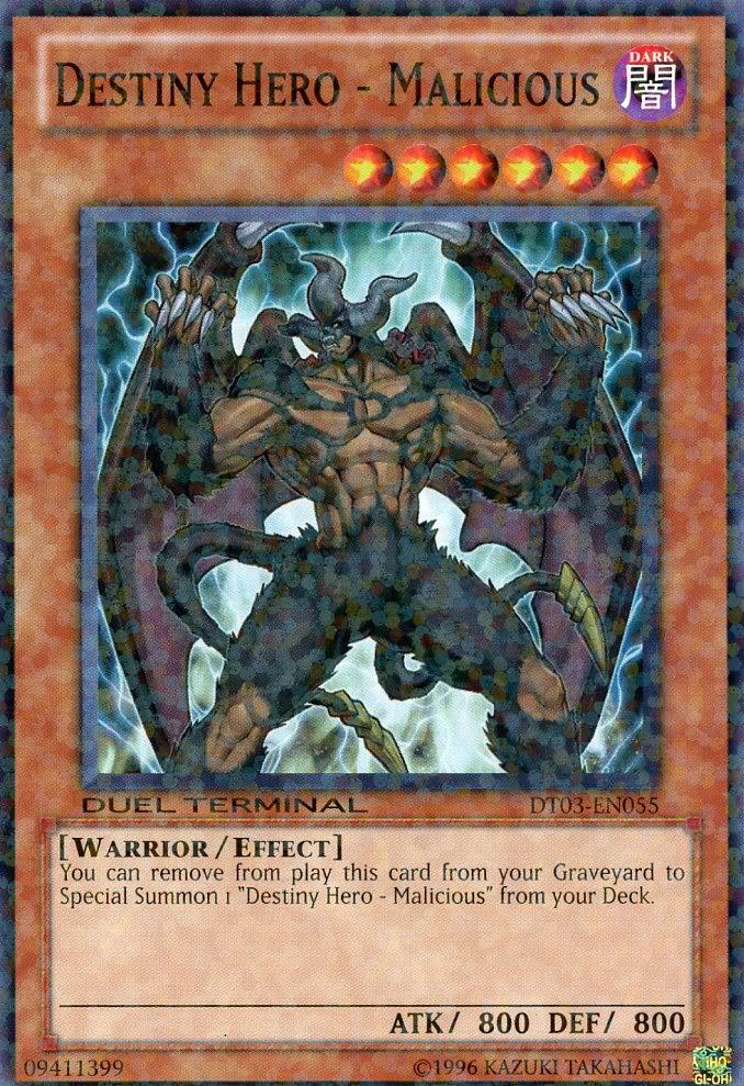 Destiny Hero - Malicious [DT03-EN055] Common Yu-Gi-Oh!