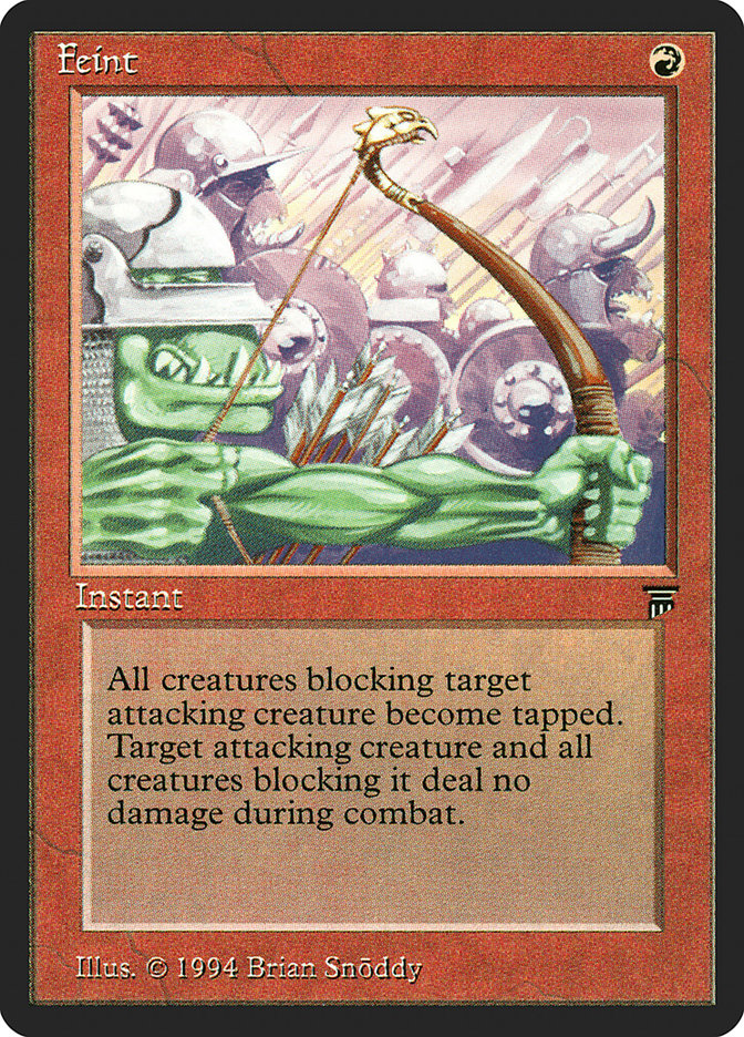 Feint [Legends] Magic: The Gathering