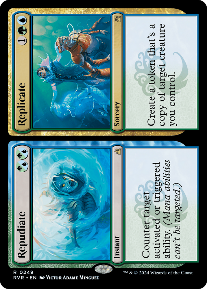 Repudiate // Replicate [Ravnica Remastered] Magic: The Gathering