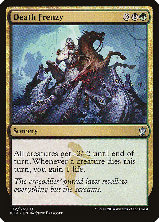 Death Frenzy [Khans of Tarkir] Magic: The Gathering