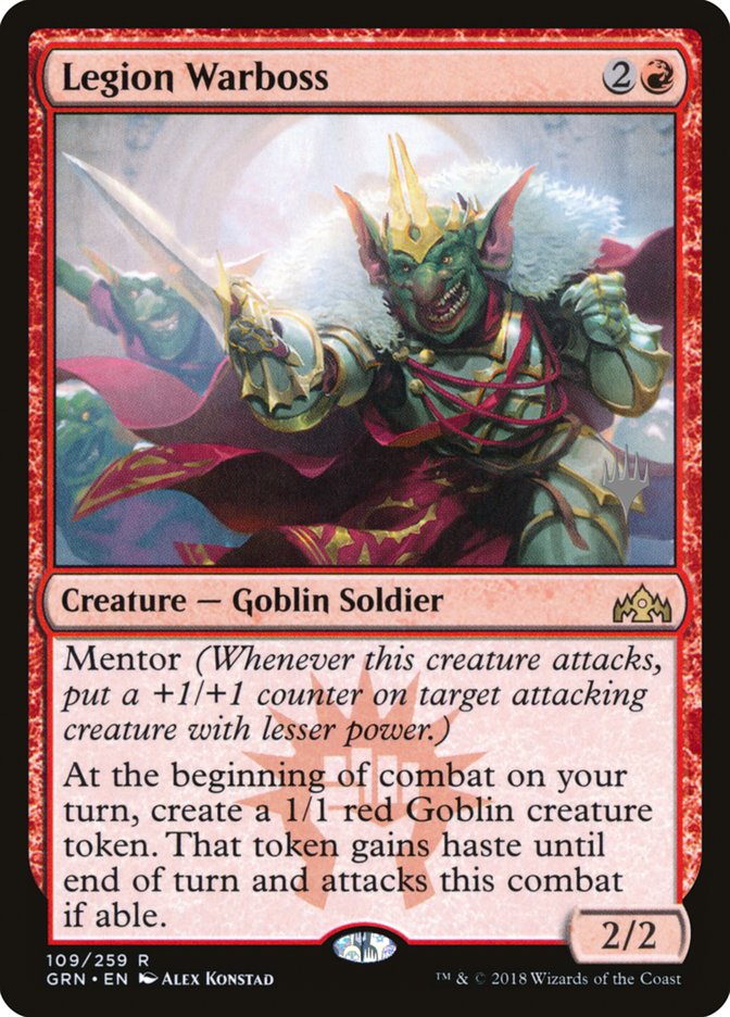 Legion Warboss (Promo Pack) [Guilds of Ravnica Promos] Magic: The Gathering