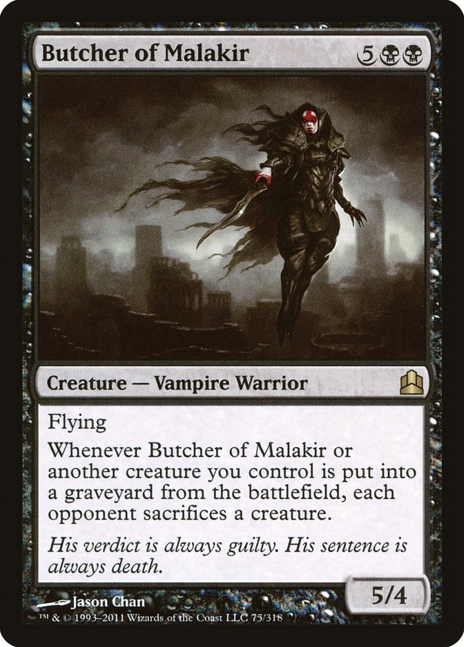 Butcher of Malakir [Commander 2011] Magic: The Gathering