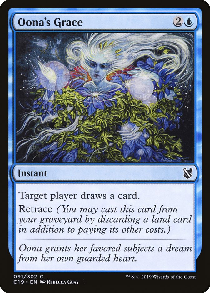 Oona's Grace [Commander 2019] Magic: The Gathering