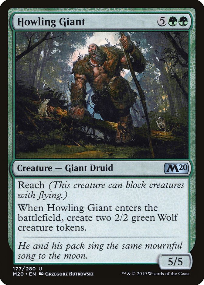 Howling Giant [Core Set 2020] Magic: The Gathering