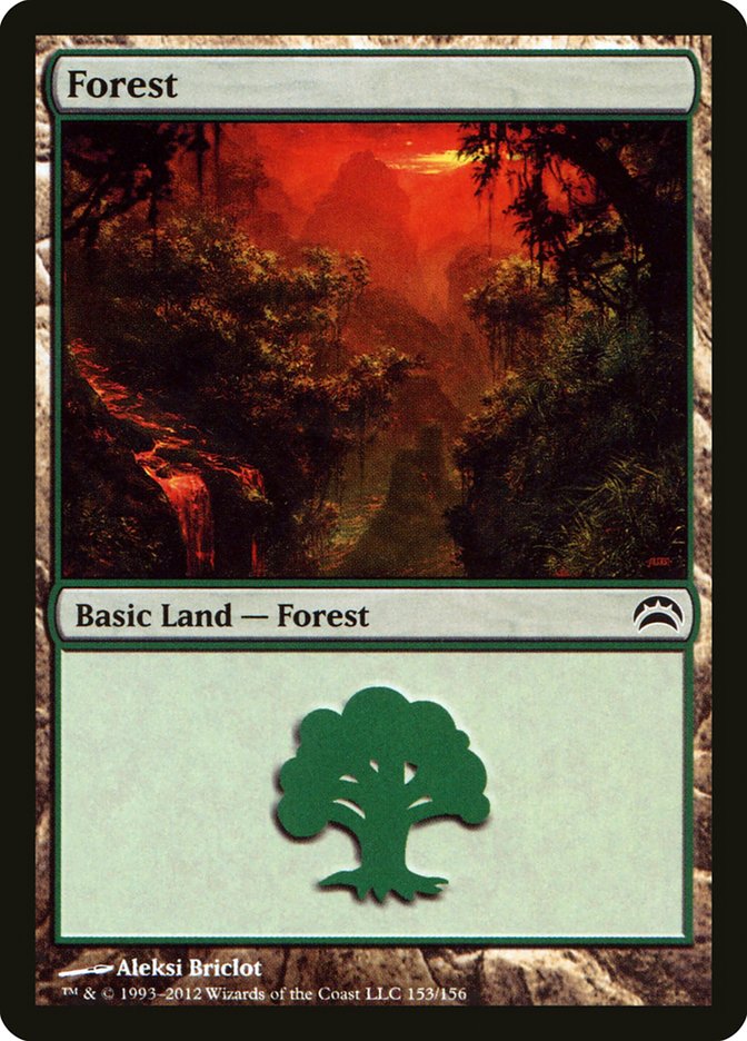 Forest (153) [Planechase 2012] Magic: The Gathering
