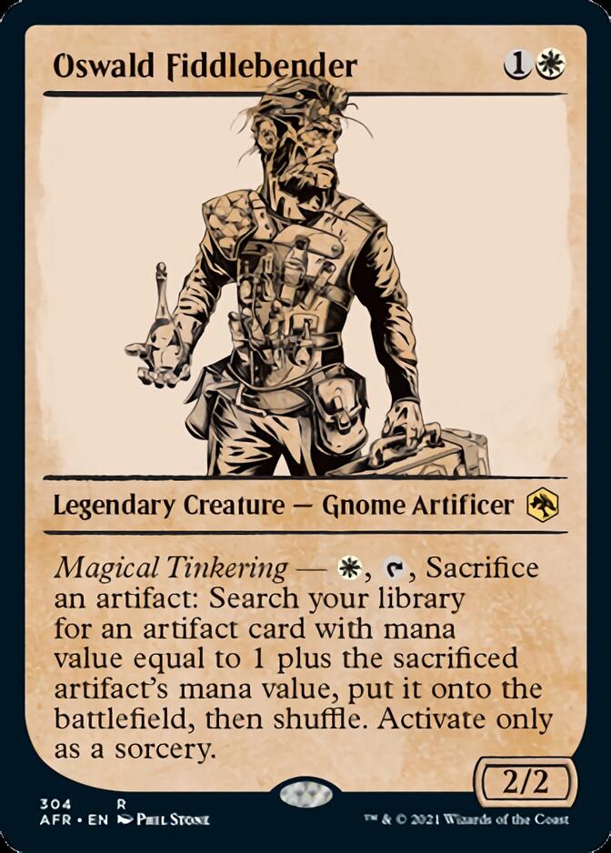 Oswald Fiddlebender (Showcase) [Dungeons & Dragons: Adventures in the Forgotten Realms] Magic: The Gathering