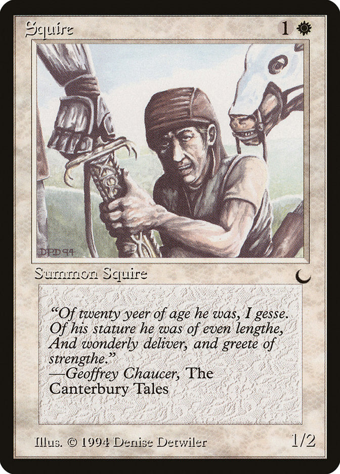 Squire [The Dark] Magic: The Gathering