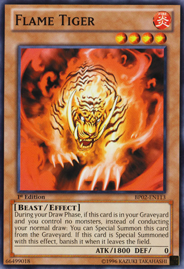 Flame Tiger [BP02-EN113] Common Yu-Gi-Oh!