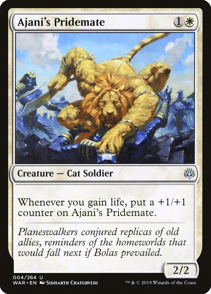 Ajani's Pridemate [War of the Spark] Magic: The Gathering