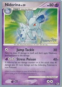 Nidorina LV.29 (73/111) (Queengar - Jason Martinez) [World Championships 2009] Pokémon