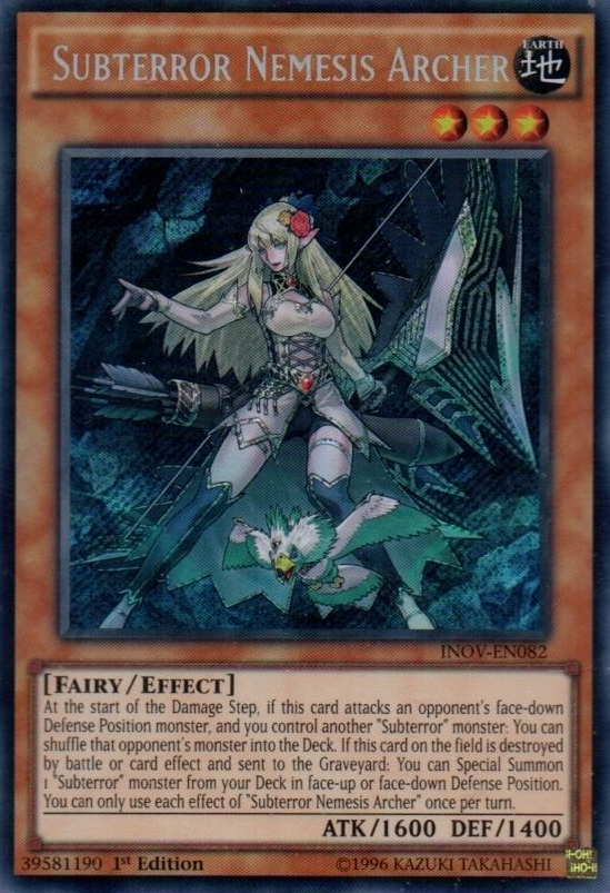 Subterror Nemesis Archer [INOV-EN082] Secret Rare Yu-Gi-Oh!