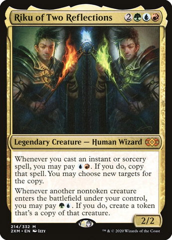 Riku of Two Reflections [Double Masters] Magic: The Gathering
