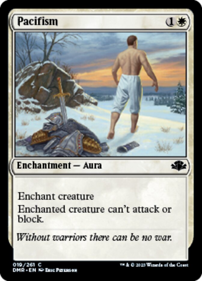 Pacifism [Dominaria Remastered] Magic: The Gathering