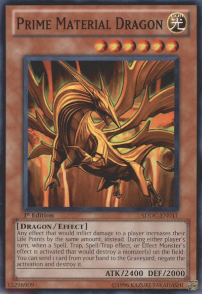 Prime Material Dragon [SDDC-EN011] Common Yu-Gi-Oh!