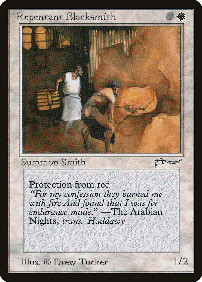 Repentant Blacksmith [Arabian Nights] Magic: The Gathering