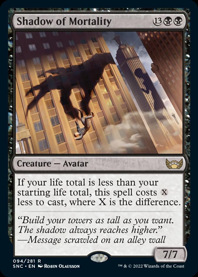 Shadow of Mortality [Streets of New Capenna] Magic: The Gathering