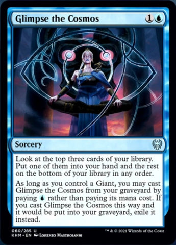 Glimpse the Cosmos [Kaldheim] Magic: The Gathering