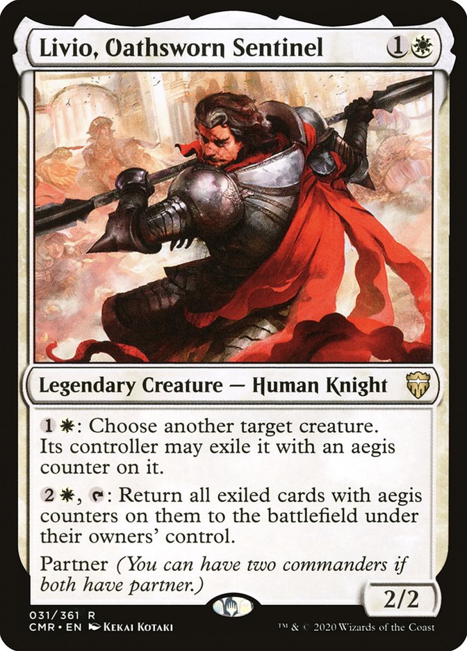 Livio, Oathsworn Sentinel [Commander Legends] Magic: The Gathering