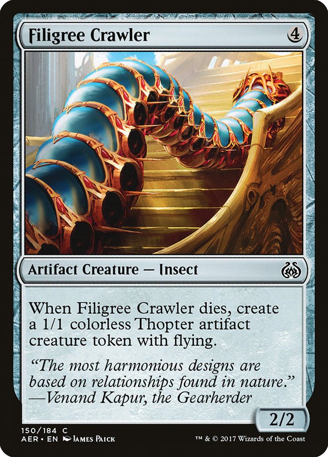 Filigree Crawler [Aether Revolt] Magic: The Gathering