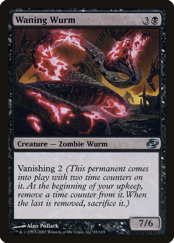 Waning Wurm [Planar Chaos] Magic: The Gathering