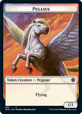 Pegasus // Thopter Double-Sided Token [Starter Commander Decks] Magic: The Gathering