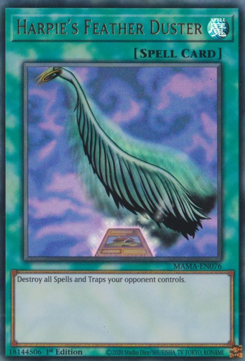 Harpie's Feather Duster [MAMA-EN076] Ultra Rare Yu-Gi-Oh!