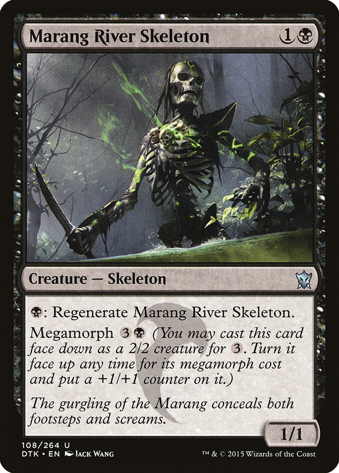 Marang River Skeleton [Dragons of Tarkir] Magic: The Gathering
