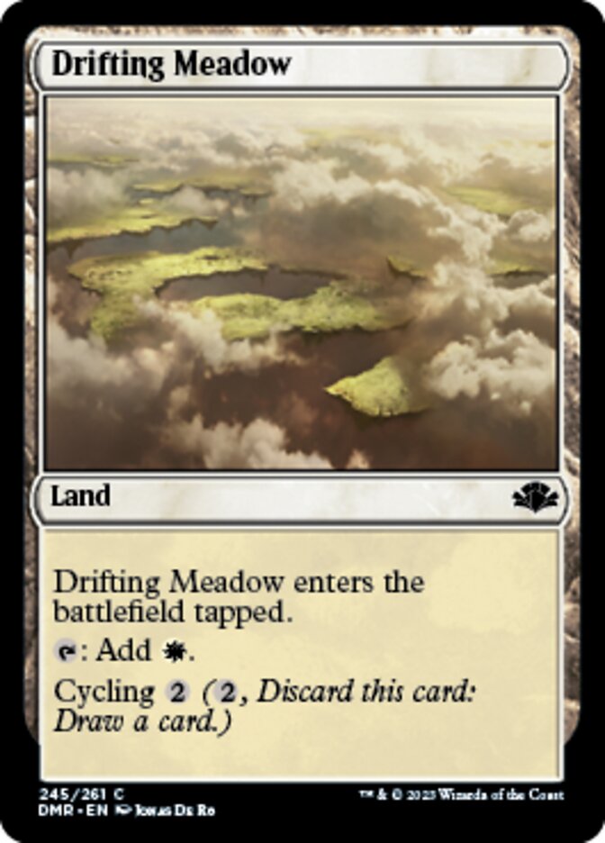 Drifting Meadow [Dominaria Remastered] Magic: The Gathering