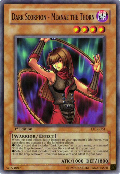 Dark Scorpion - Meanae the Thorn [DCR-061] Common Yu-Gi-Oh!